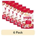 thumbnail interactive-video image 1 of (6 pack) Happy Baby Organics Yogis, Strawberry & Yogurt Organic Freeze-Dried Baby Snack, 1 oz Bag, 1 of 13