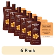 6 pack Hawaiian Tropic Dark Tanning Oil, 8 fl oz