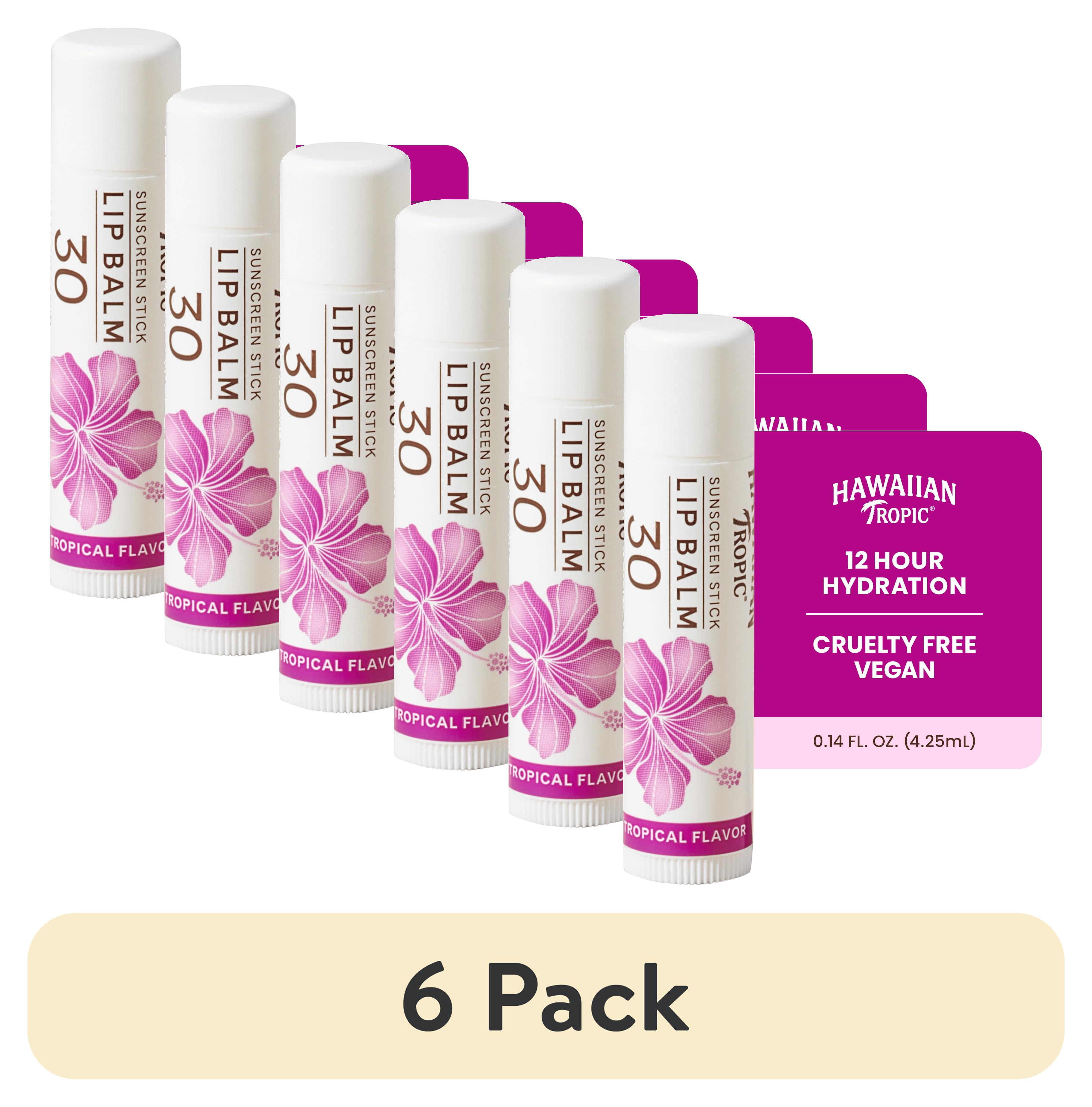 3 pack) Hawaiian Tropic Tropical Lip Balm SPF 30, 0.14oz - Walmart.com