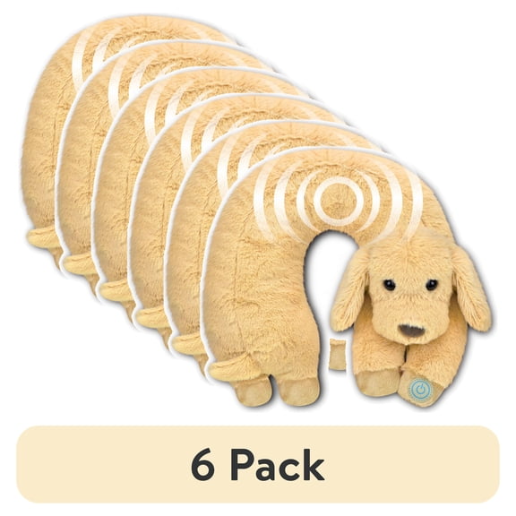(6 pack) (6 pack) Health Touch Neck Massaging Massager Gift with Relaxing Vibration- Dog