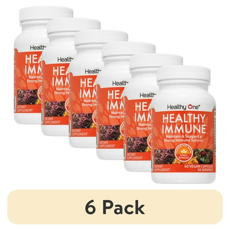 (6 pack) Healthy One Healthy Immune Supplement - 60 Capsules