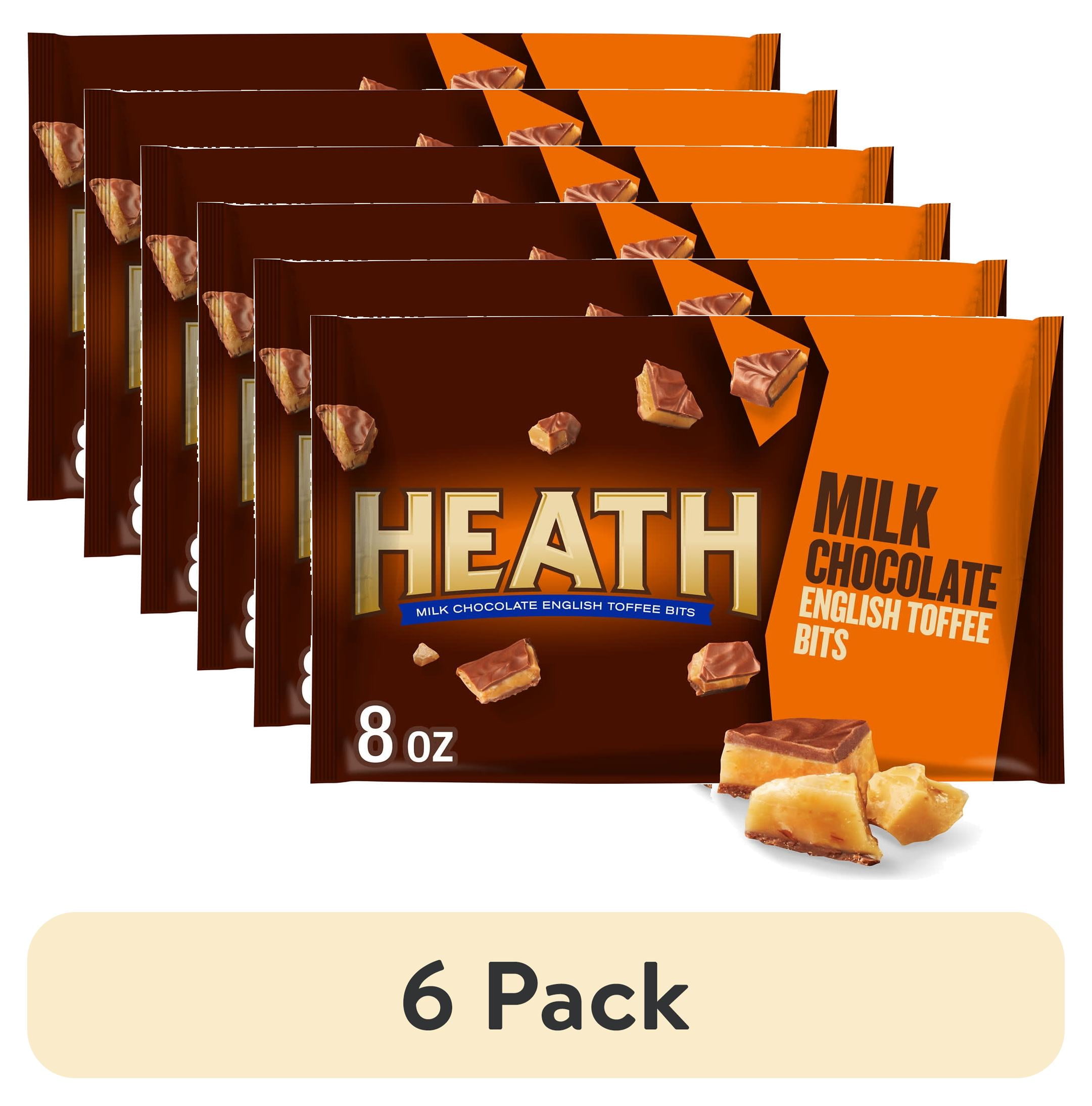 Choco様おまとめ7点t407.405k439.562.604.725.796 6 pack) Heath Chocolatey English Toffee Baking Bits, Bag 8 oz