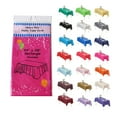 thumbnail image 1 of (6-pack) Heavy Duty Plastic Table Covers Tablecloth (Reusable) (Rectangle 54" X 108") Fuchsia, 1 of 6