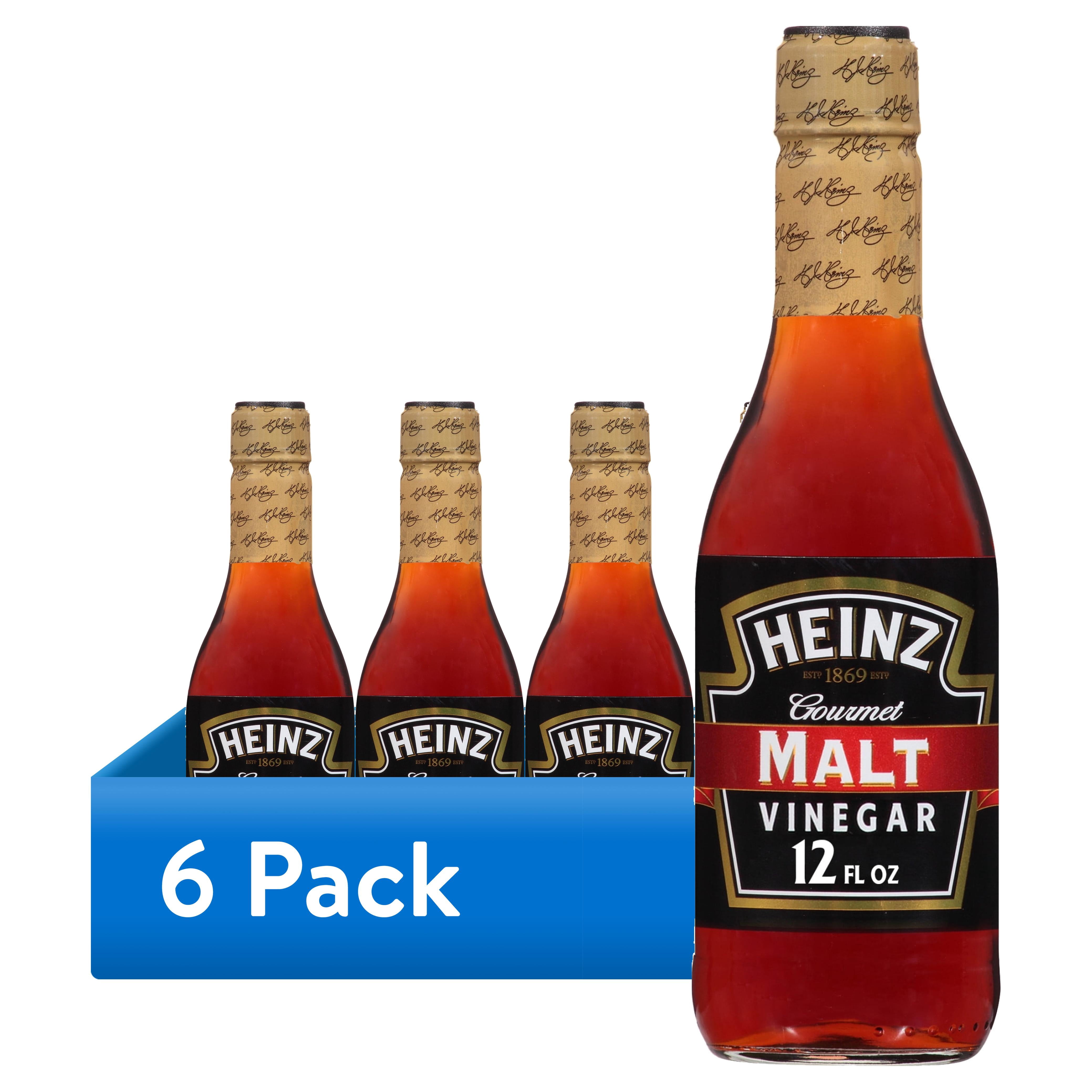 (6 pack) Heinz Gourmet Malt Vinegar, 12 fl oz Bottle