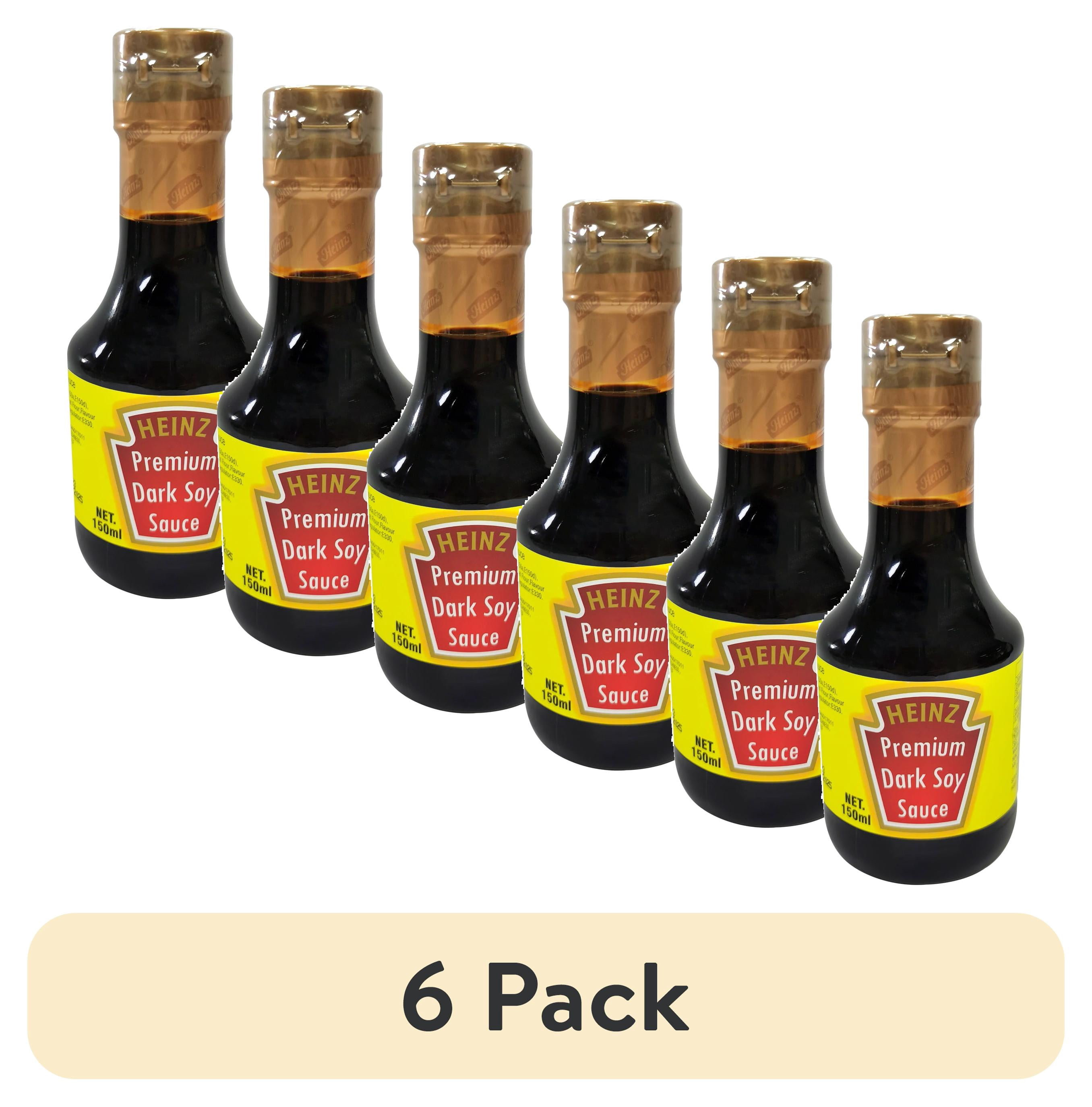 (6 pack) Heinz Premium Dark Soy Sauce 5.1 fl.oz.