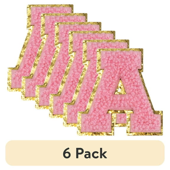 (6 pack) Hello Hobby Chenille A Pink Patch