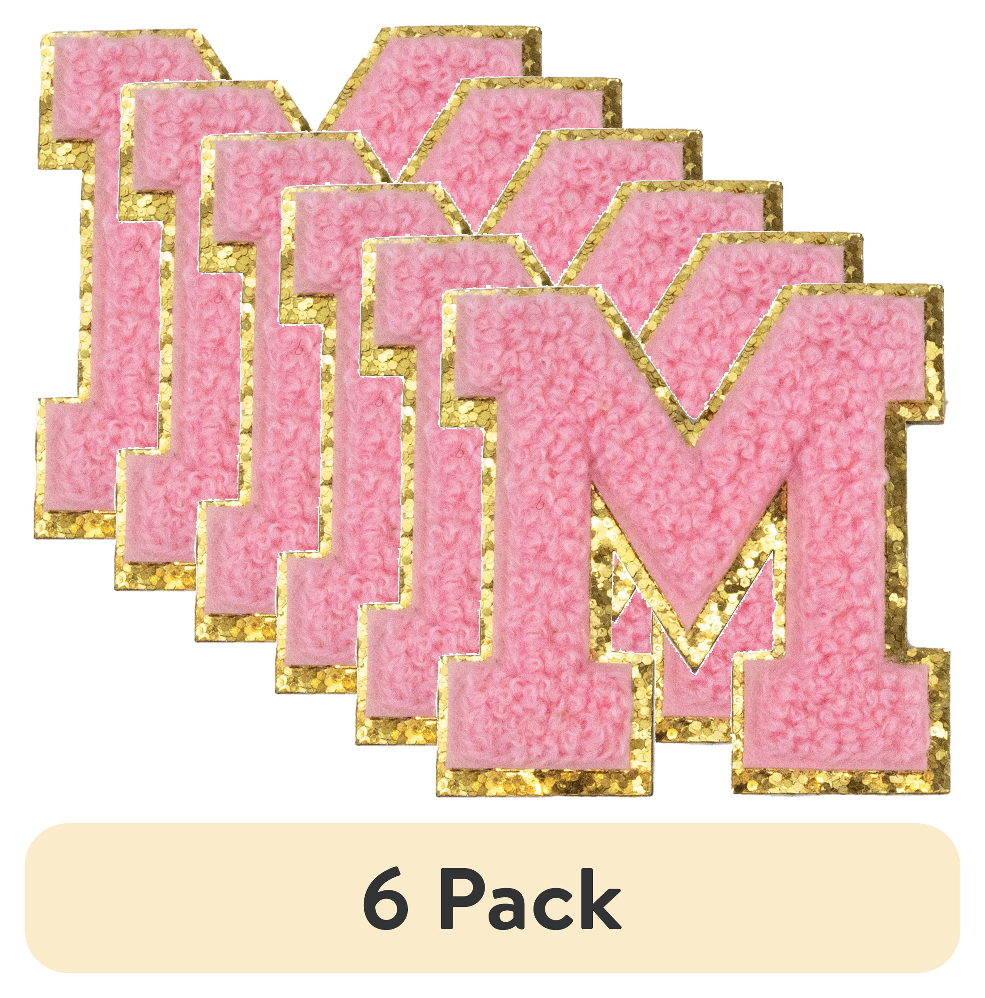 (6 pack) Hello Hobby Chenille M Pink Patch