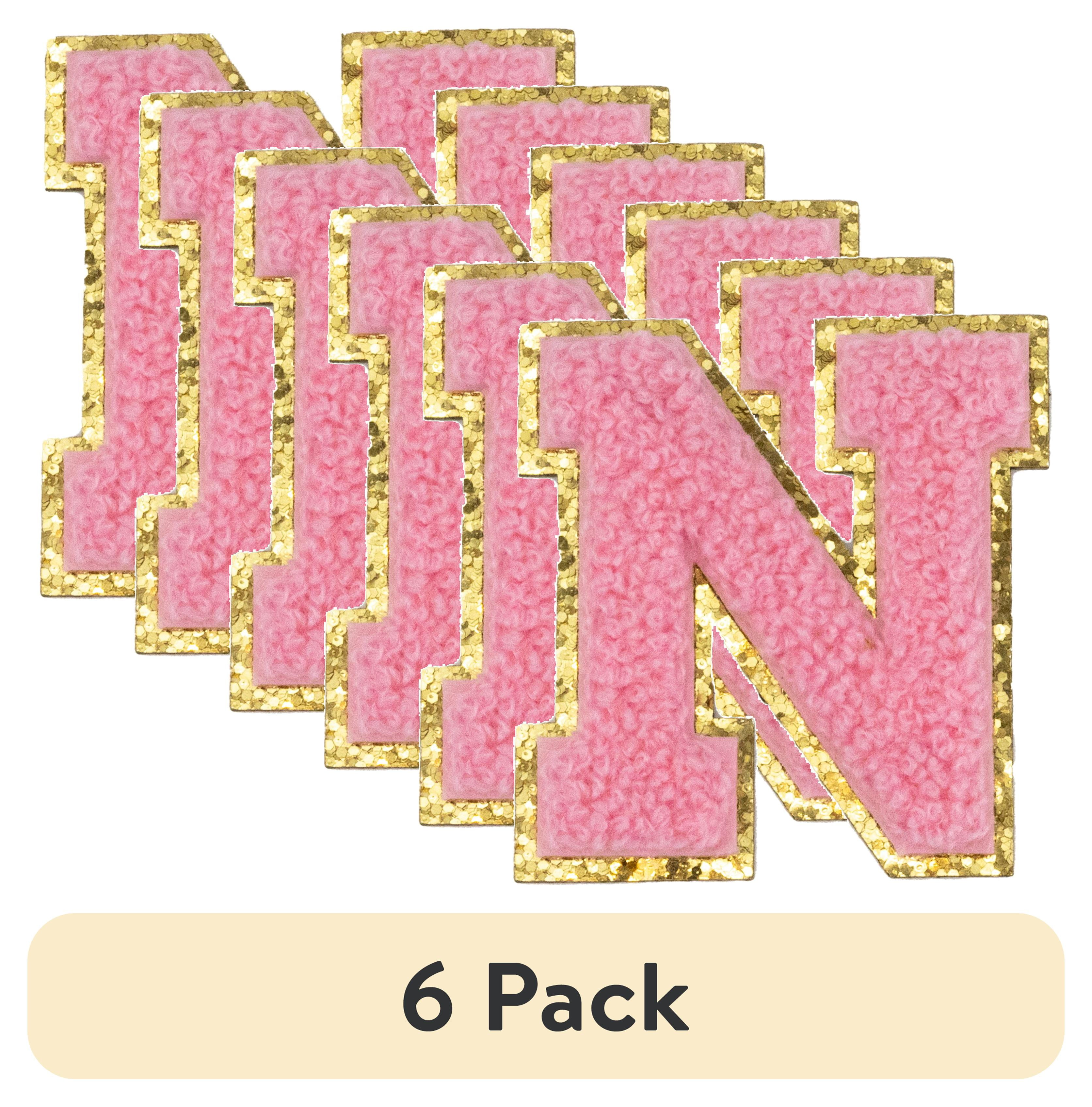 (6 pack) Hello Hobby Chenille N Pink Patch
