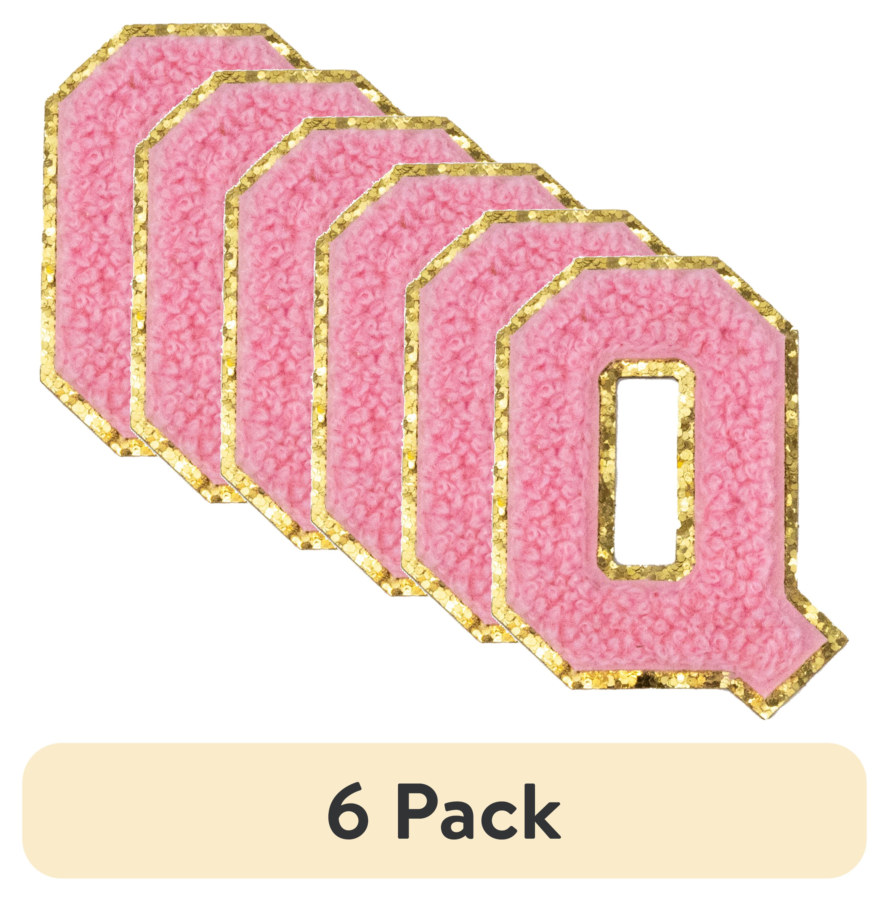 (6 pack) Hello Hobby Chenille Q Pink Patch
