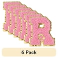 thumbnail image 1 of (6 pack) Hello Hobby Chenille R Pink Patch, 1 of 9