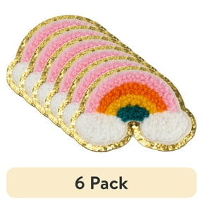 (6 pack) Hello Hobby Chenille Rainbow Patch