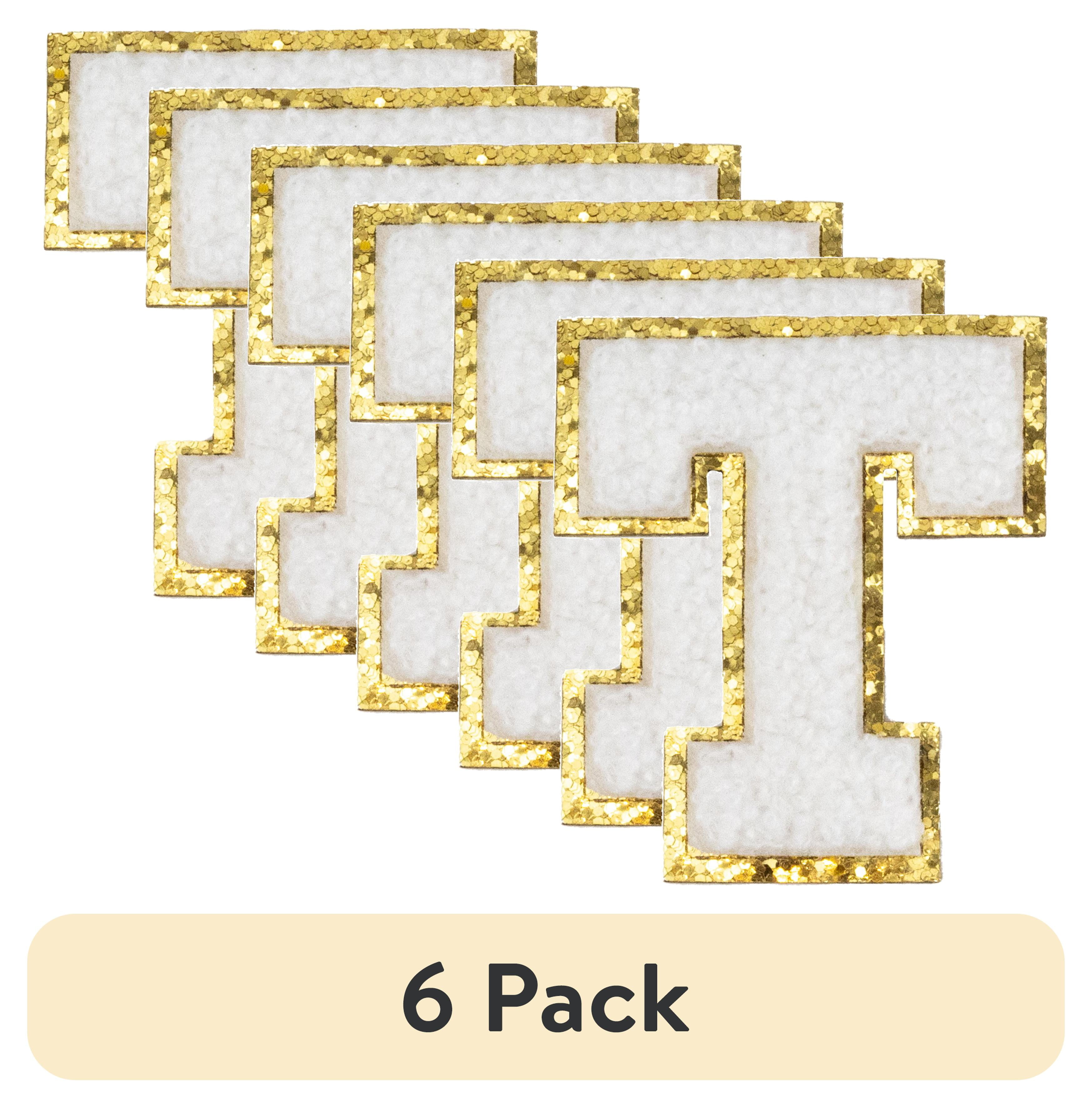 (6 pack) Hello Hobby Chenille T White Patch