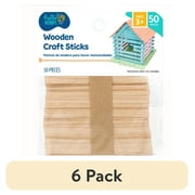 (6 pack) Hello Hobby Craft Sticks, 50 Pack