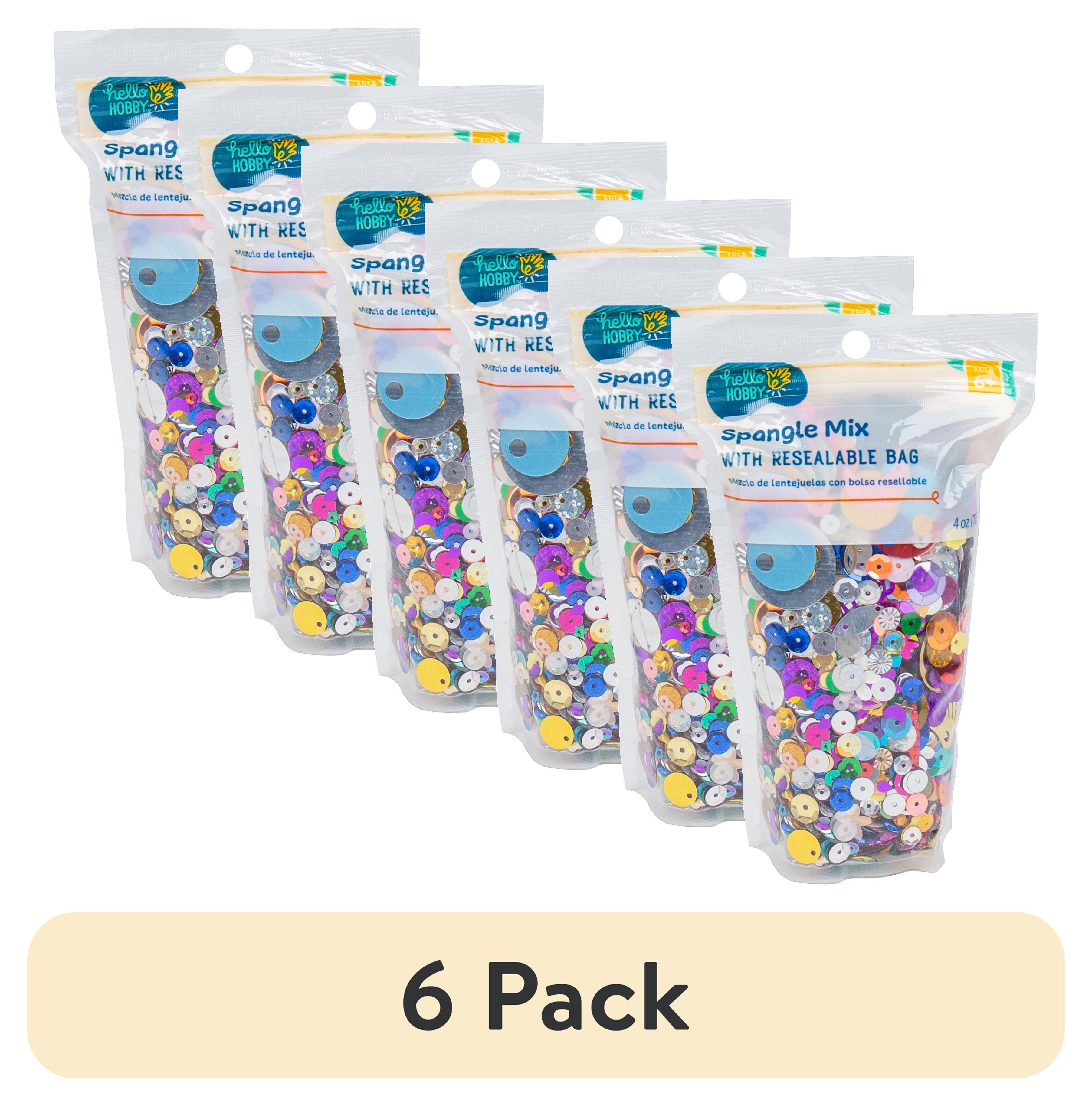 (6 pack) Hello Hobby Multicolor Spangle, Sequin & Confetti Mix, 4 oz ...