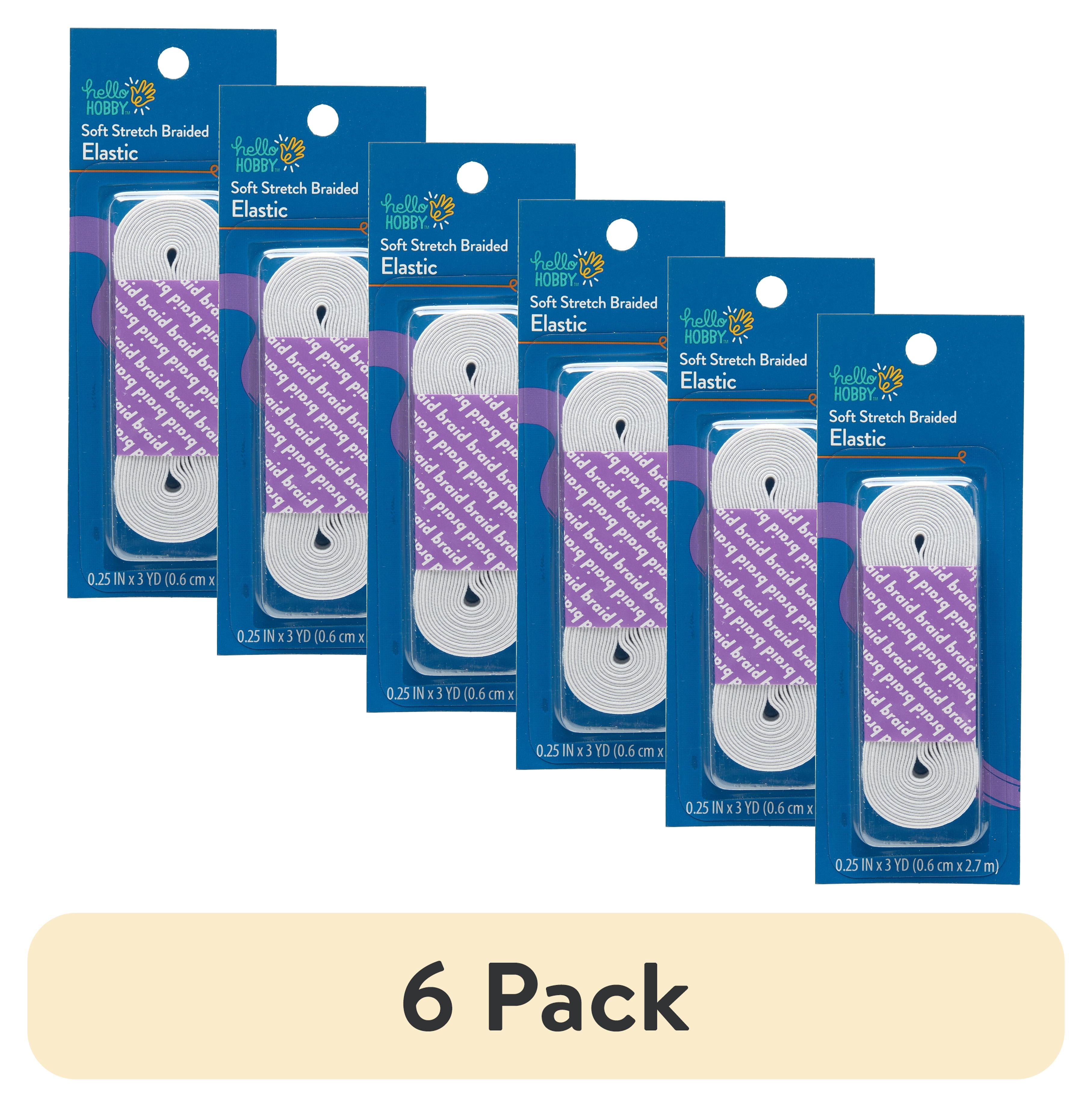(6 pack) Hello Hobby Soft Elast 1/4 Wh