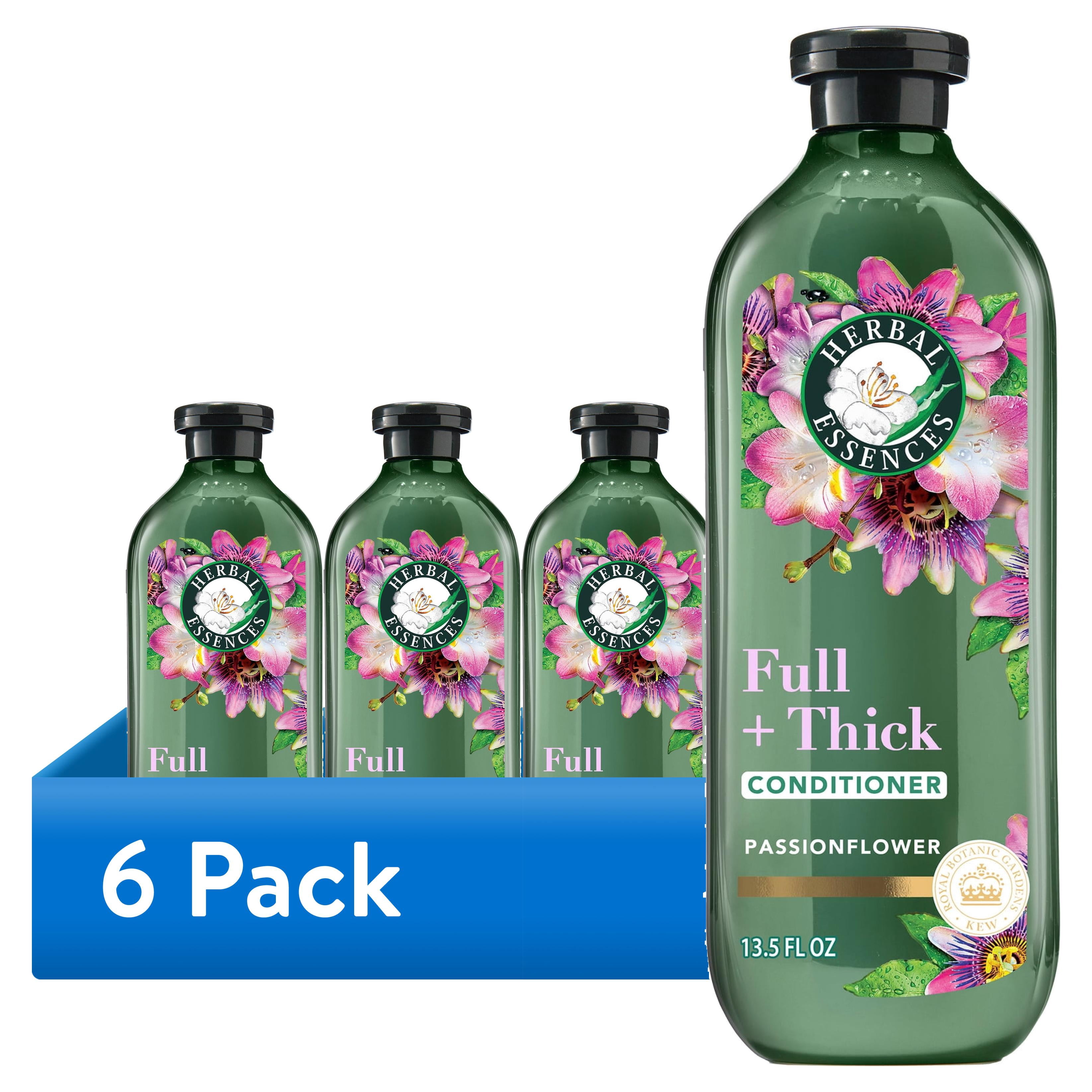 (6 pack) Herbal Essences Full + Thick Passionflower Sulfate Free Conditioner, 13.5 fl oz