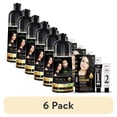 thumbnail image 1 of (6 pack) Herbishh Black Shampoo, Hair Dye Shampoo 3 in 1, 100% Grey Coverage, Demi-Permanent Hair Color for Men & Women, With Rapid Infusion Cream Combo, 1 of 6