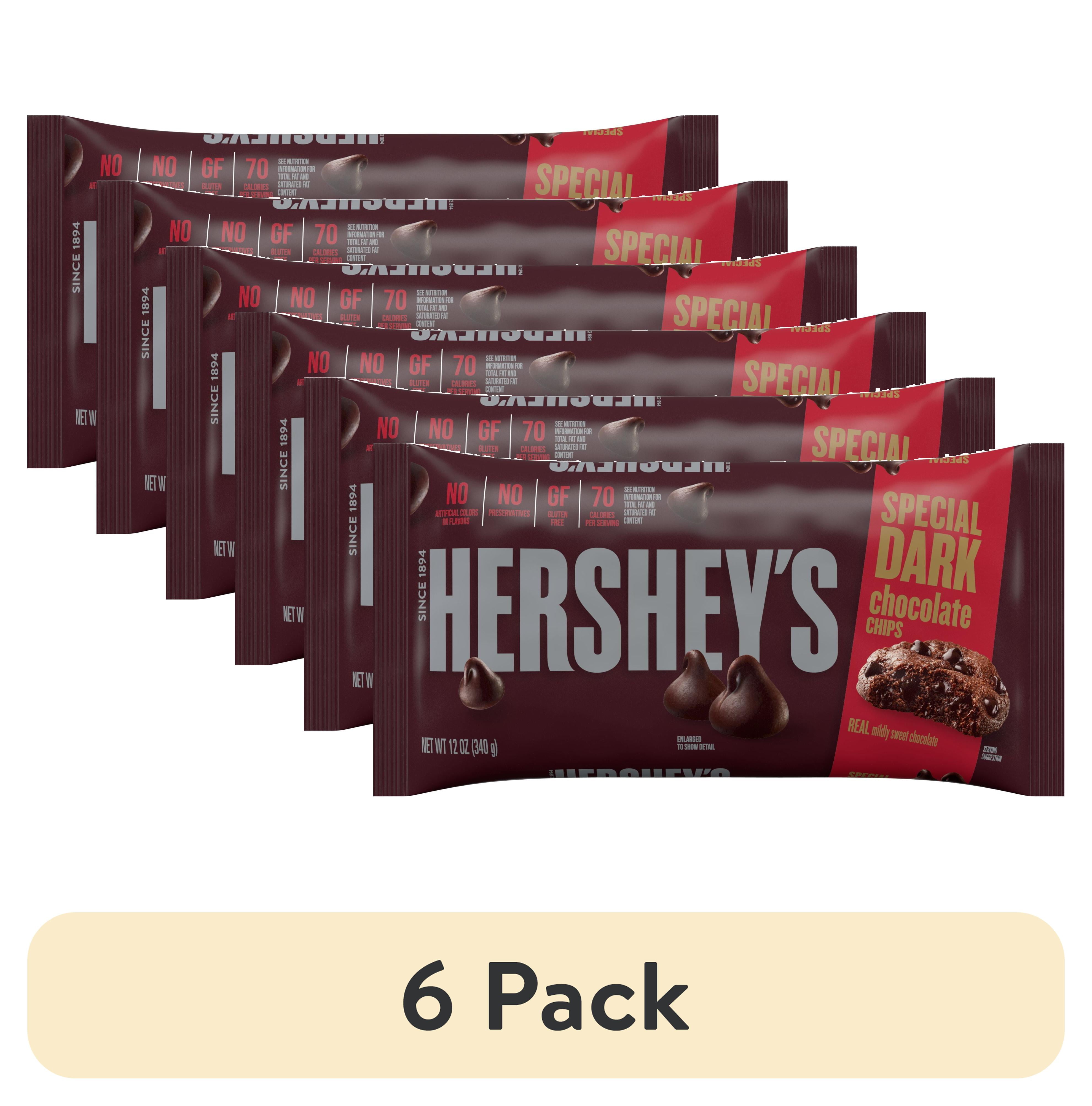 (6 pack) Hershey's Special Dark Mildly Sweet Chocolate Baking Chips ...