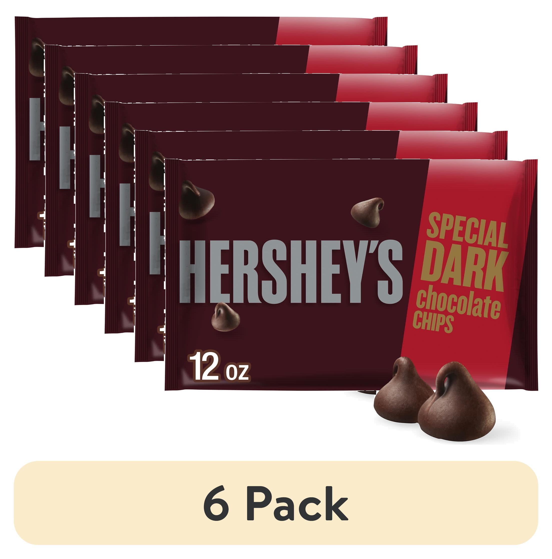(6 pack) Hershey's Special Dark Mildly Sweet Chocolate Baking Chips, Bag 12 oz