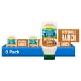 thumbnail image 1 of (6 pack) Hidden Valley Buttermilk Ranch Topping and Dressing, 16 fl oz Bottle, 6 Pack, 1 of 15