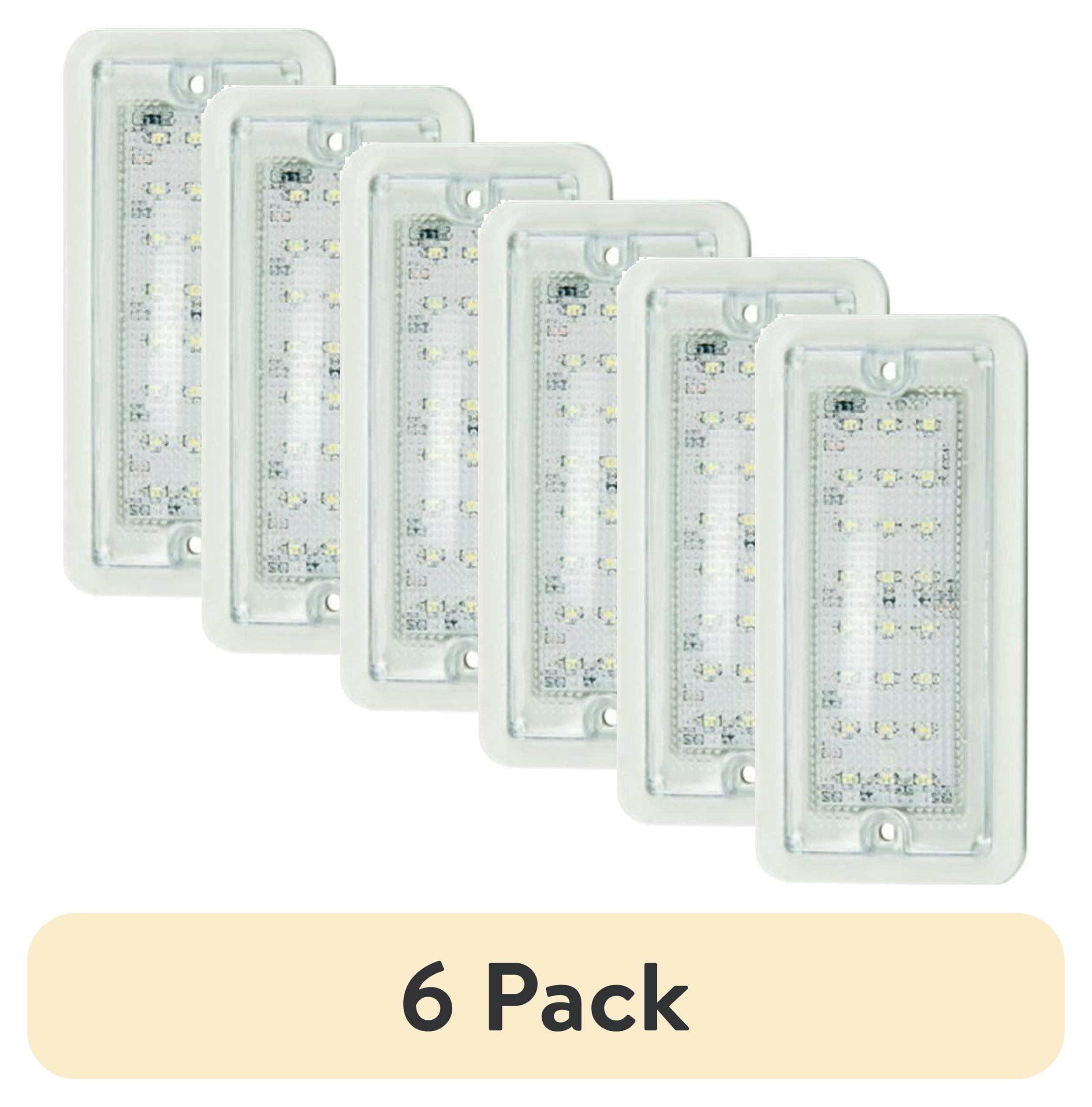 (6 pack) Hopkins Towing Solutions C397S LED Rectangle Dome Interior Light - White