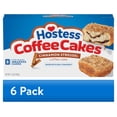 thumbnail image 1 of (6 pack) Hostess Coffee Cakes, Cinnamon Streusel Snack Cakes, 11.6 oz Box (8 Count), 1 of 15