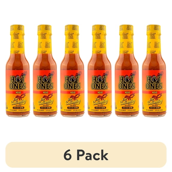 (6 pack) Hot Ones Los Calientes Rojo 5oz