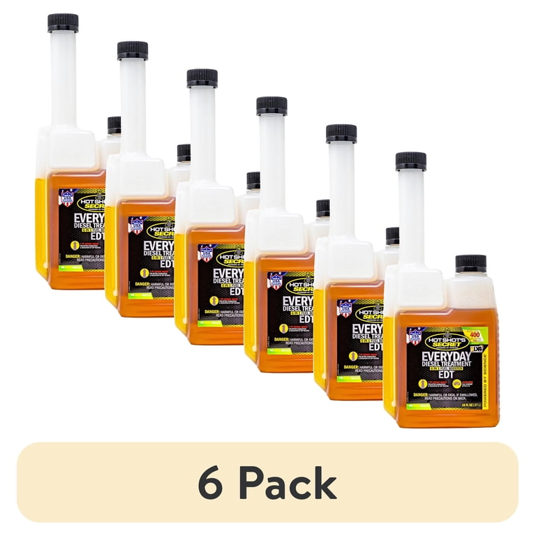 6 pack) Hot Shot's Secret Everyday Diesel Treatment 16 oz. Squeeze