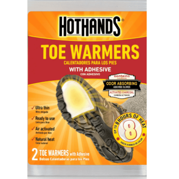 (6 pack) HotHands Toe Warmers, 1 Pair Pack