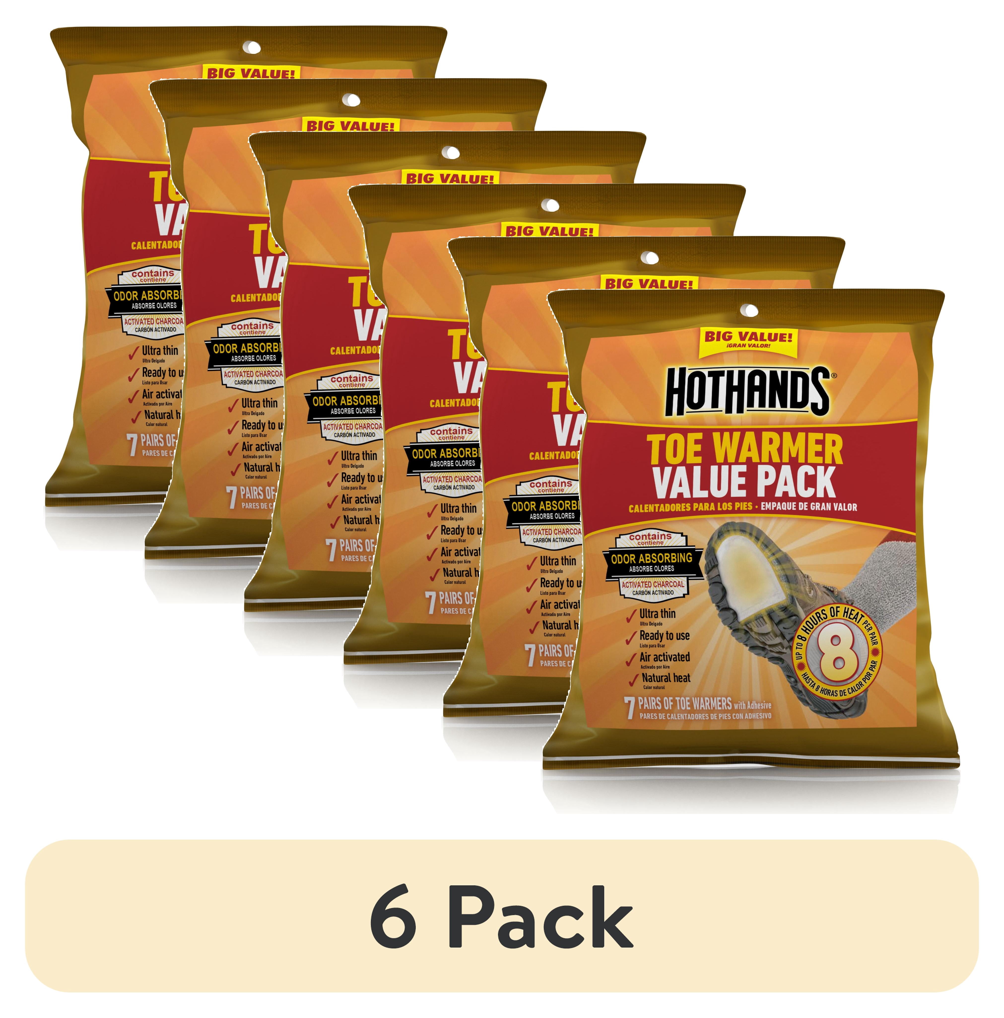 (6 pack) HotHands Toe Warmers, 7 Pair Pack