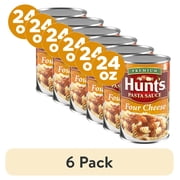 (6 pack) Hunt’s Four Cheese Pasta Sauce, 24 oz. Can