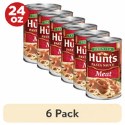 (6 pack) Hunt’s Meat Pasta Sauce, 24 oz. Can