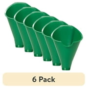 (6 pack) Hyper Tough Big Mouth Automotive Plastic Funnel, Green, 10713RFHT, 1 Each