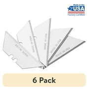 (6 pack) HyperTough 5-Pack Utility Knife Blades