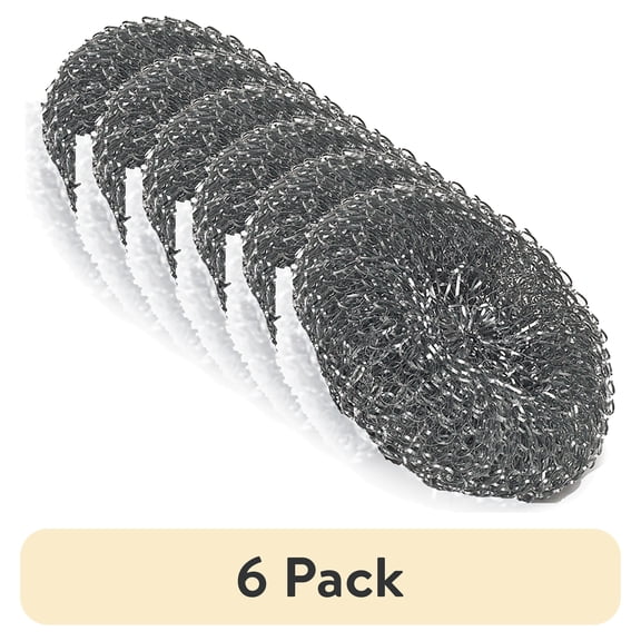 (6 pack) IMUSA Galvanized Steel Jumbo Scrubber