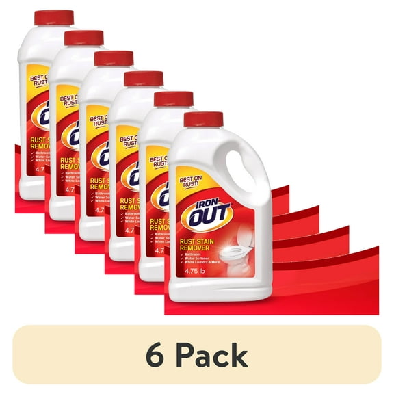 (6 pack) Iron Out Rust Stain Remover 4.75 lb