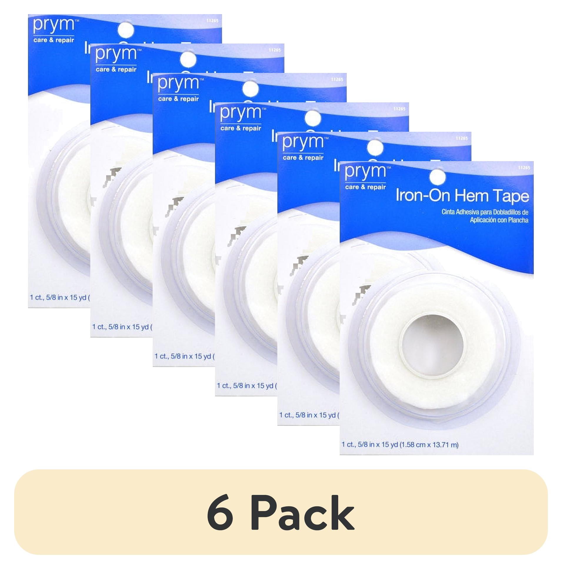 (6 pack) Iron-On Hem Tape 15 yards