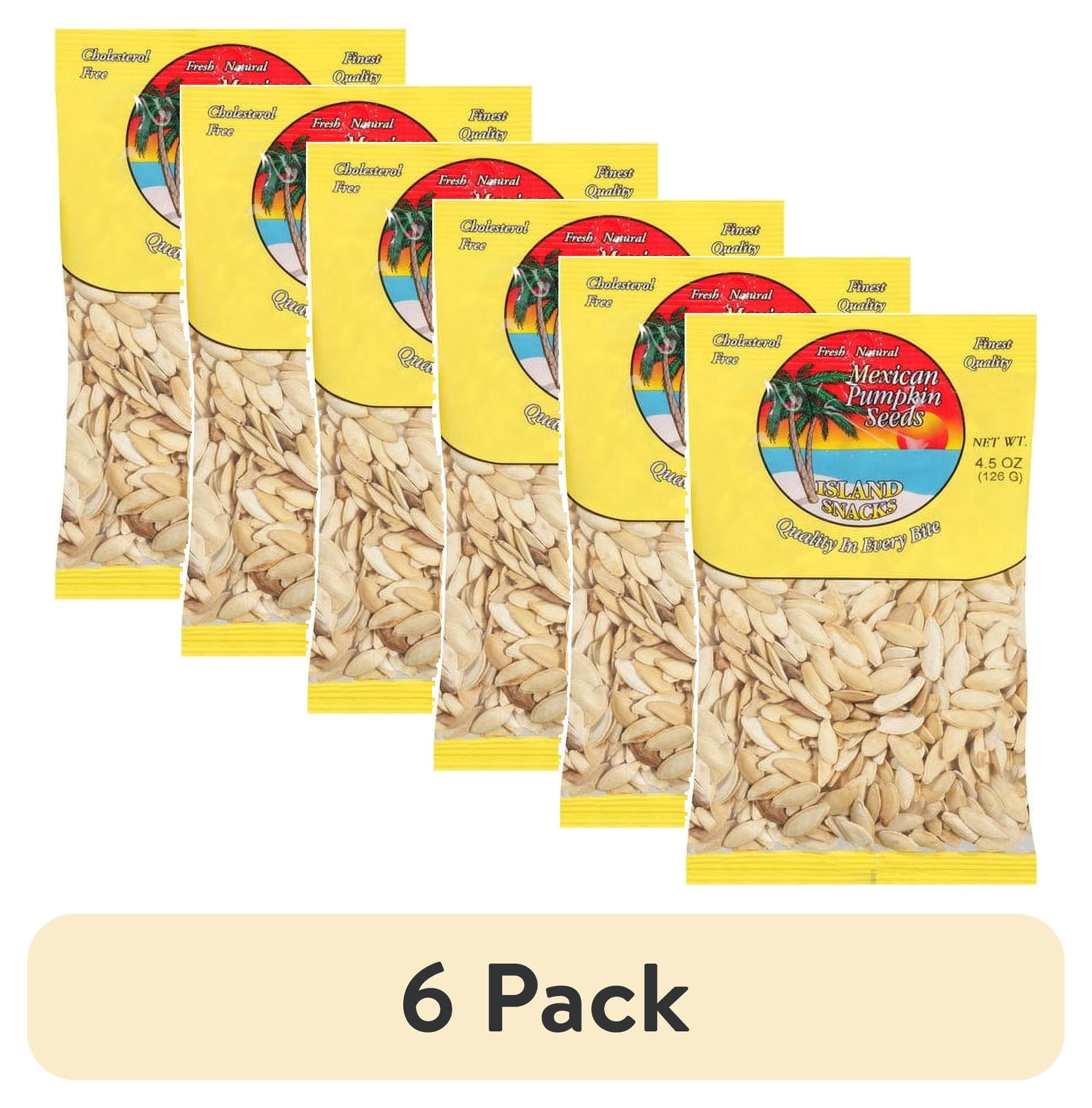 (6 pack) Island Snacks Mexican Pumpkin Seeds, 5 oz.