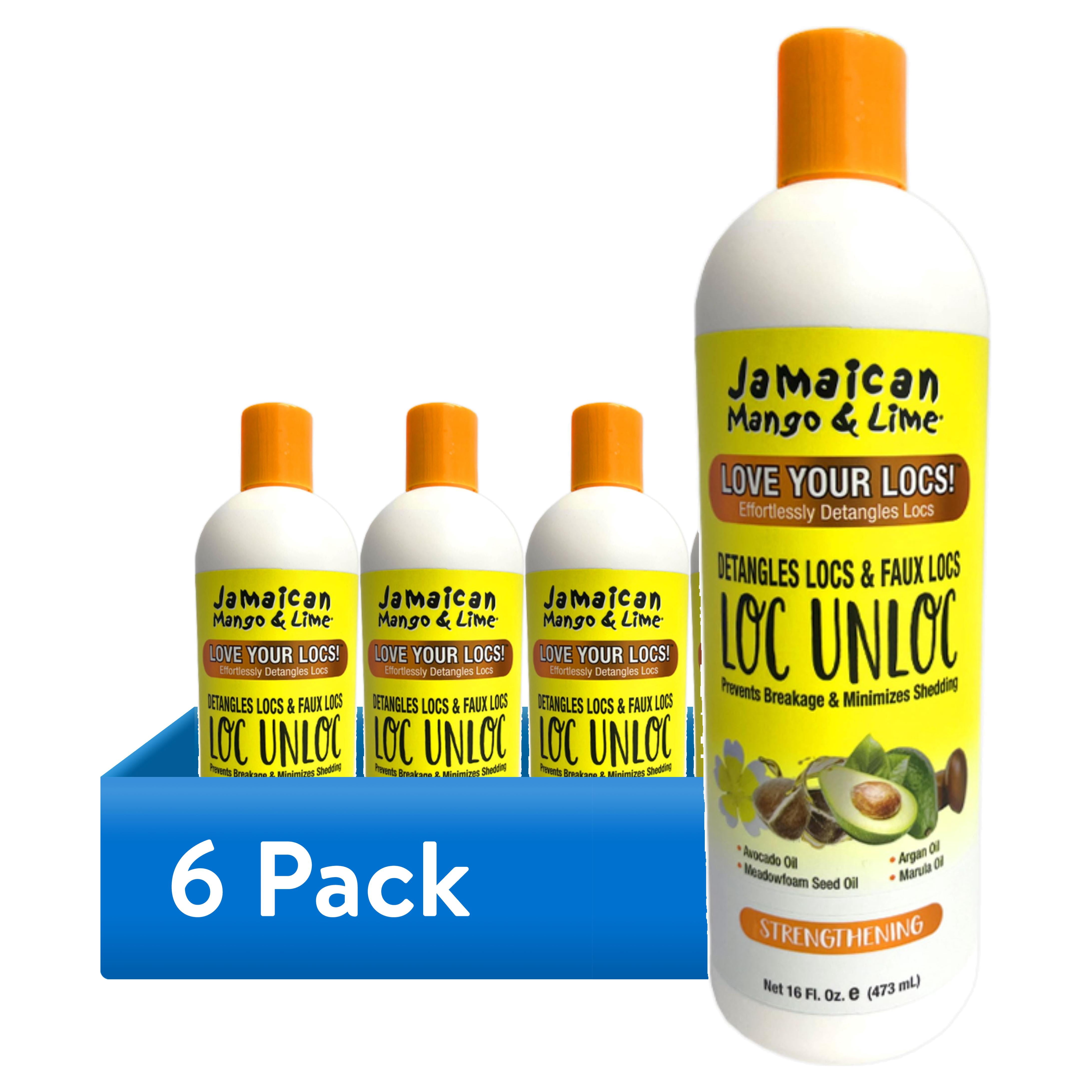 (6 pack) Jamaican Mango & Lime Moisturizing Avocado Argan Loc Unloc Conditioning Lotion 16 oz