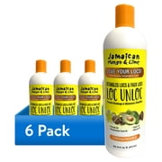 6 pack Jamaican Mango & Lime Moisturizing Avocado Argan Loc Unloc Conditioning Lotion 16 oz