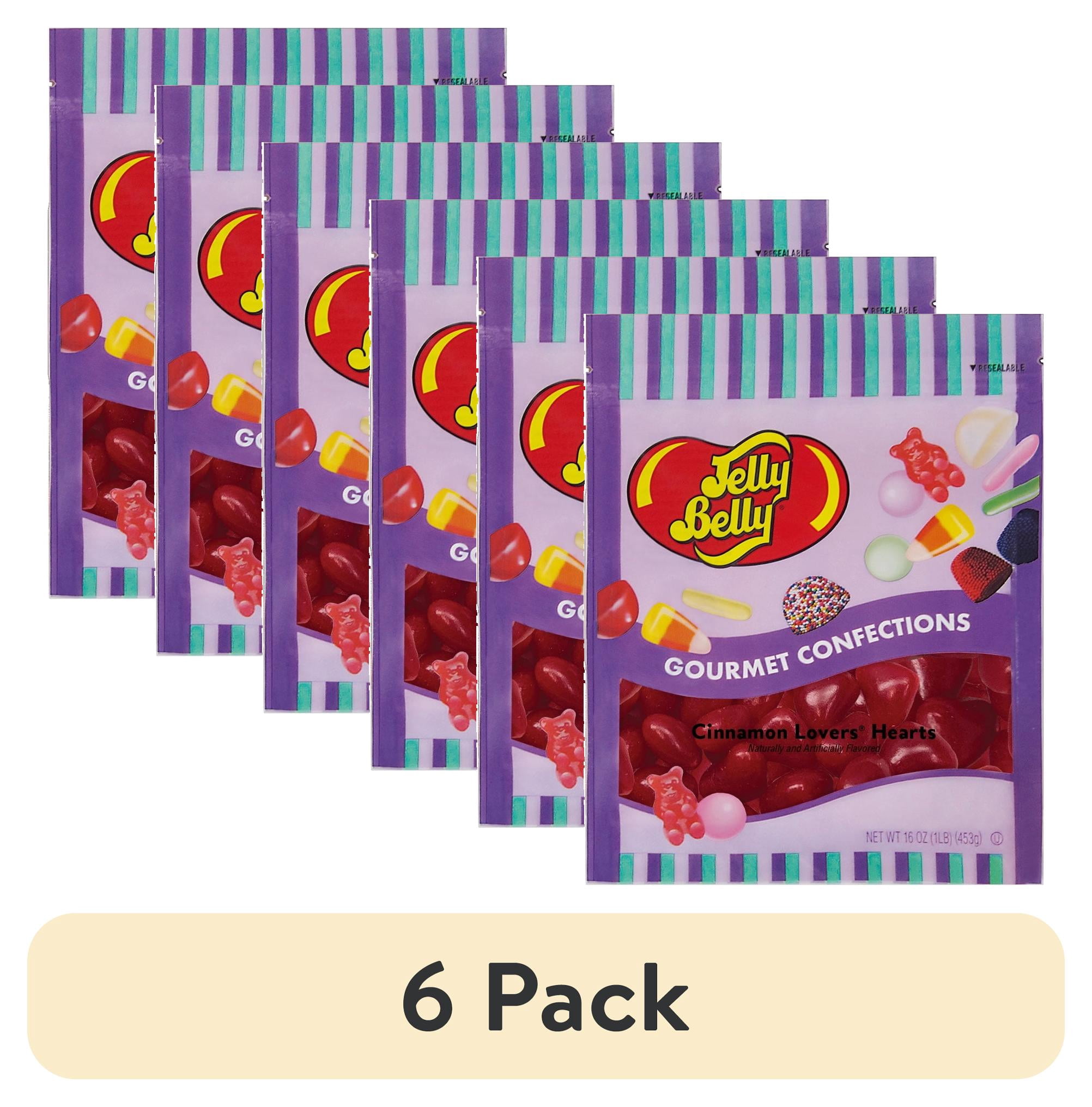 Acc Candy (6 pack) Jelly Belly Cinnamon Lovers™ Hearts - 1 Pound (16 Ounces ...