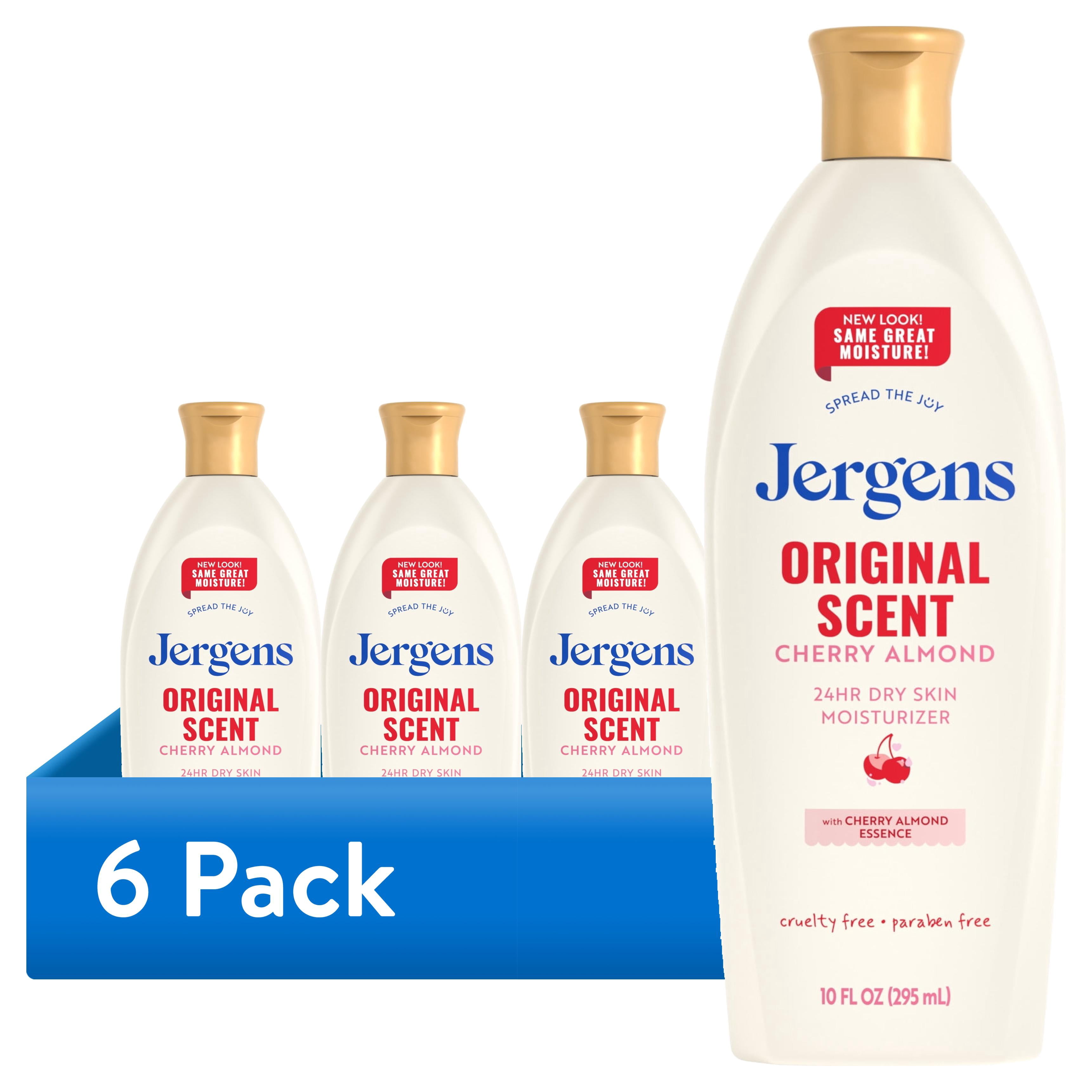 6 pack) Jergens Original Scent with Cherry Almond Body Lotion