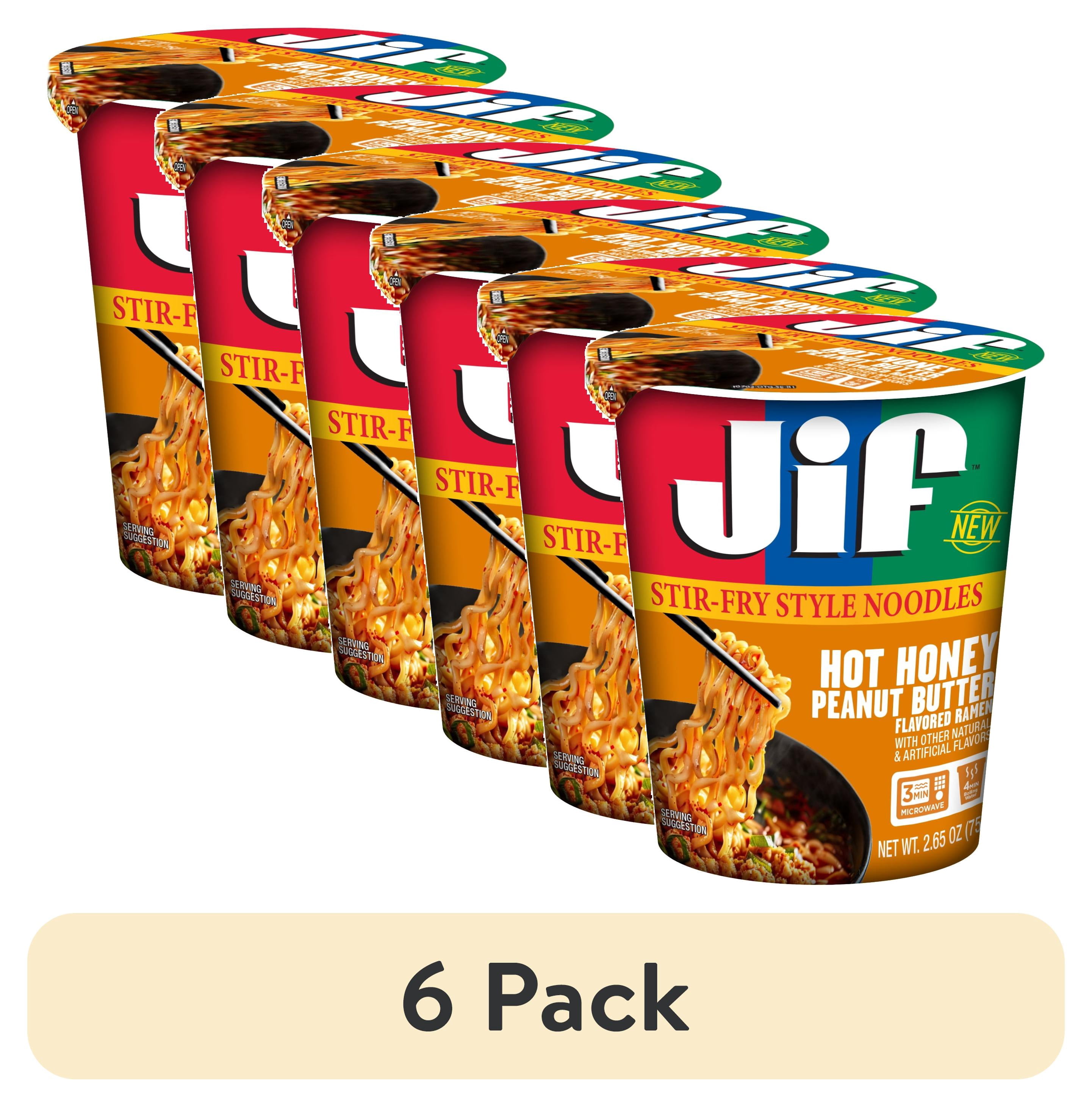(6 pack) Jif Instant Ramen Noodle Hot Honey, 2.65 oz