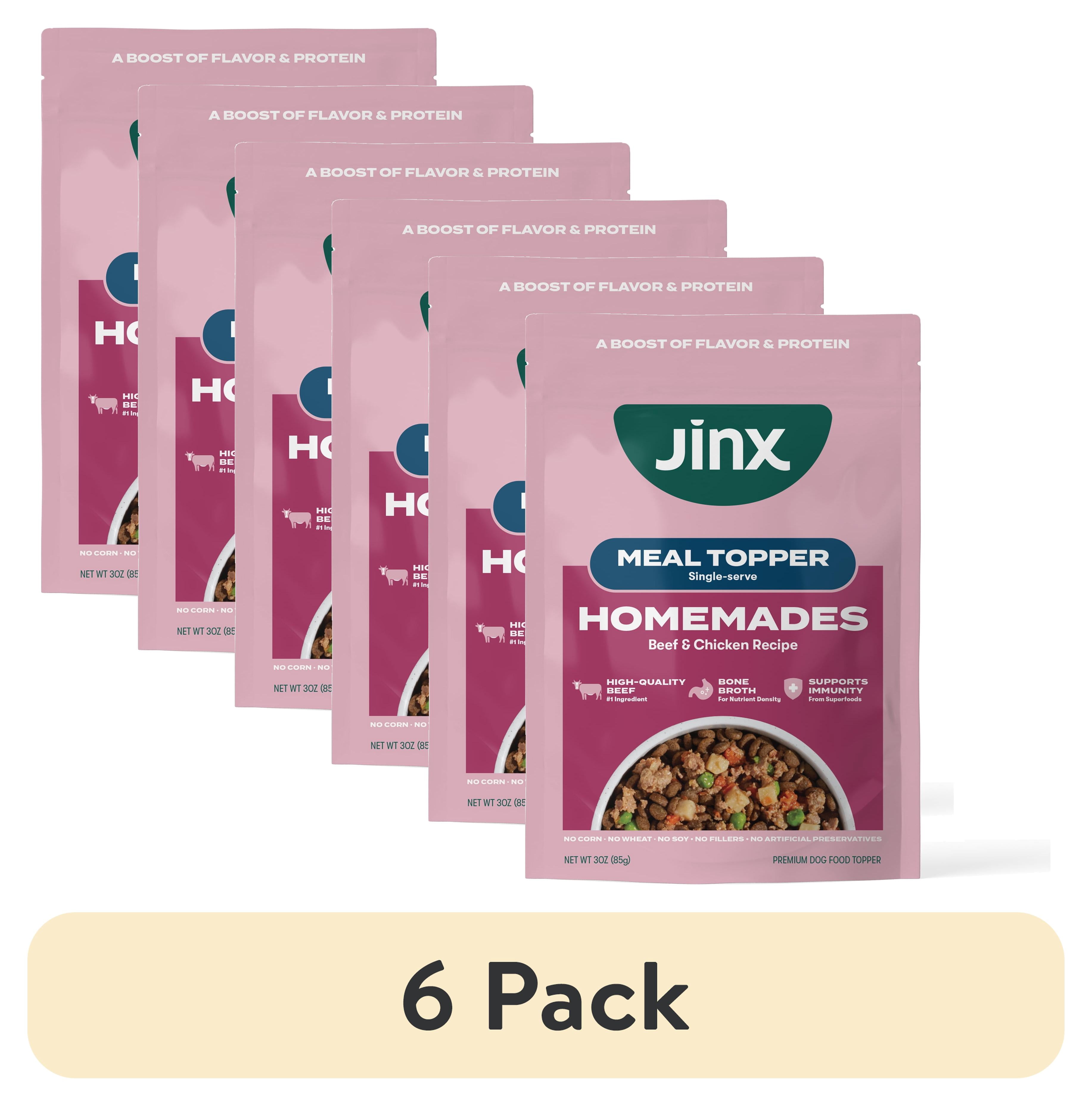 Jinx Homemades Chicken & Beef Topper, 3 oz Pouch - Walmart.com
