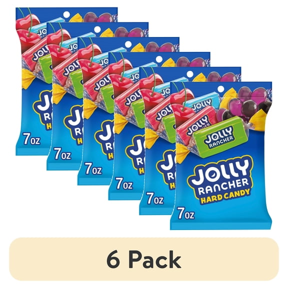 (6 pack) Jolly Rancher Original Fruit Flavored Hard Candy, Bag 7 oz