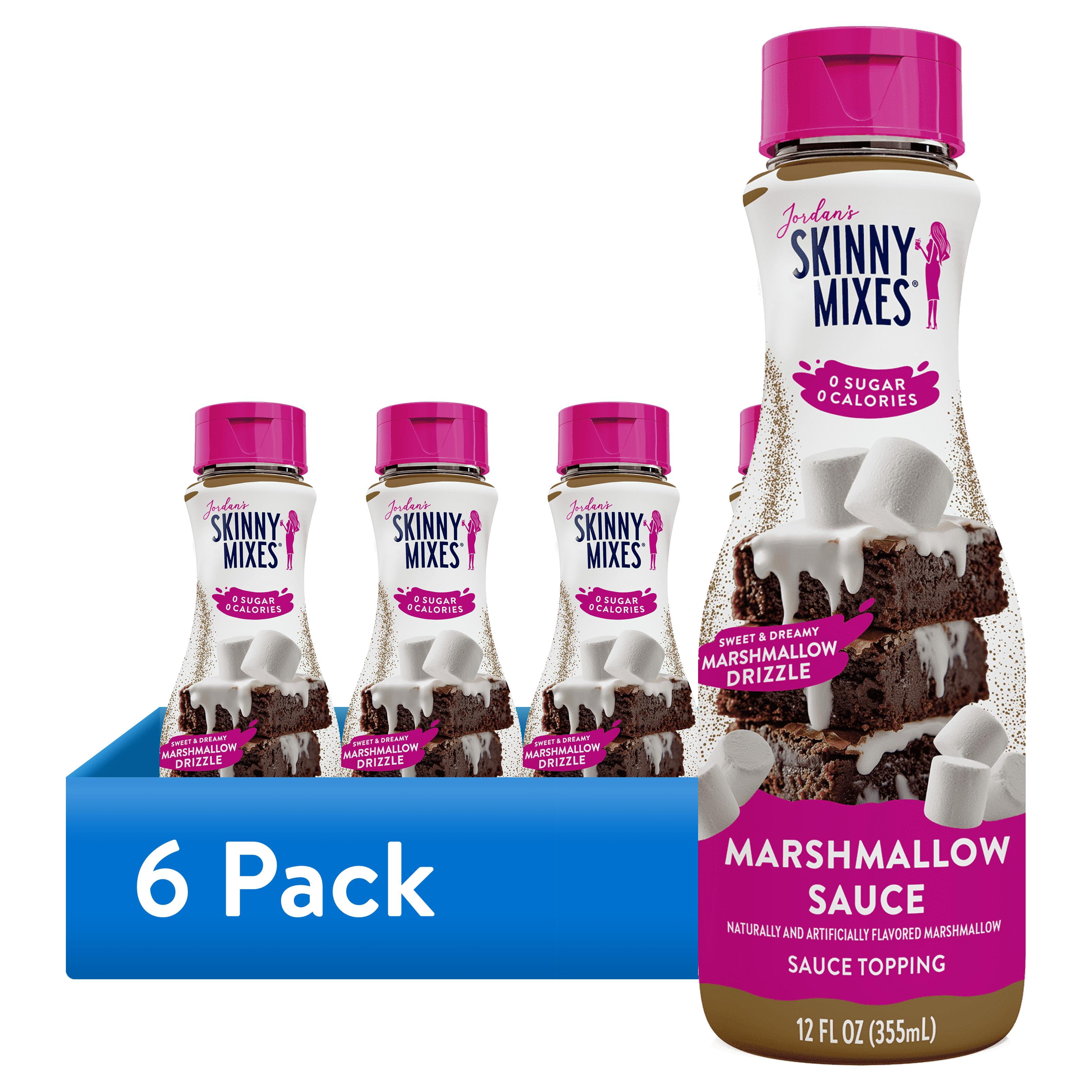 (6 pack) Jordan's Skinny Mixes Sugar Free Marshmallow Sauce (12 fl oz)