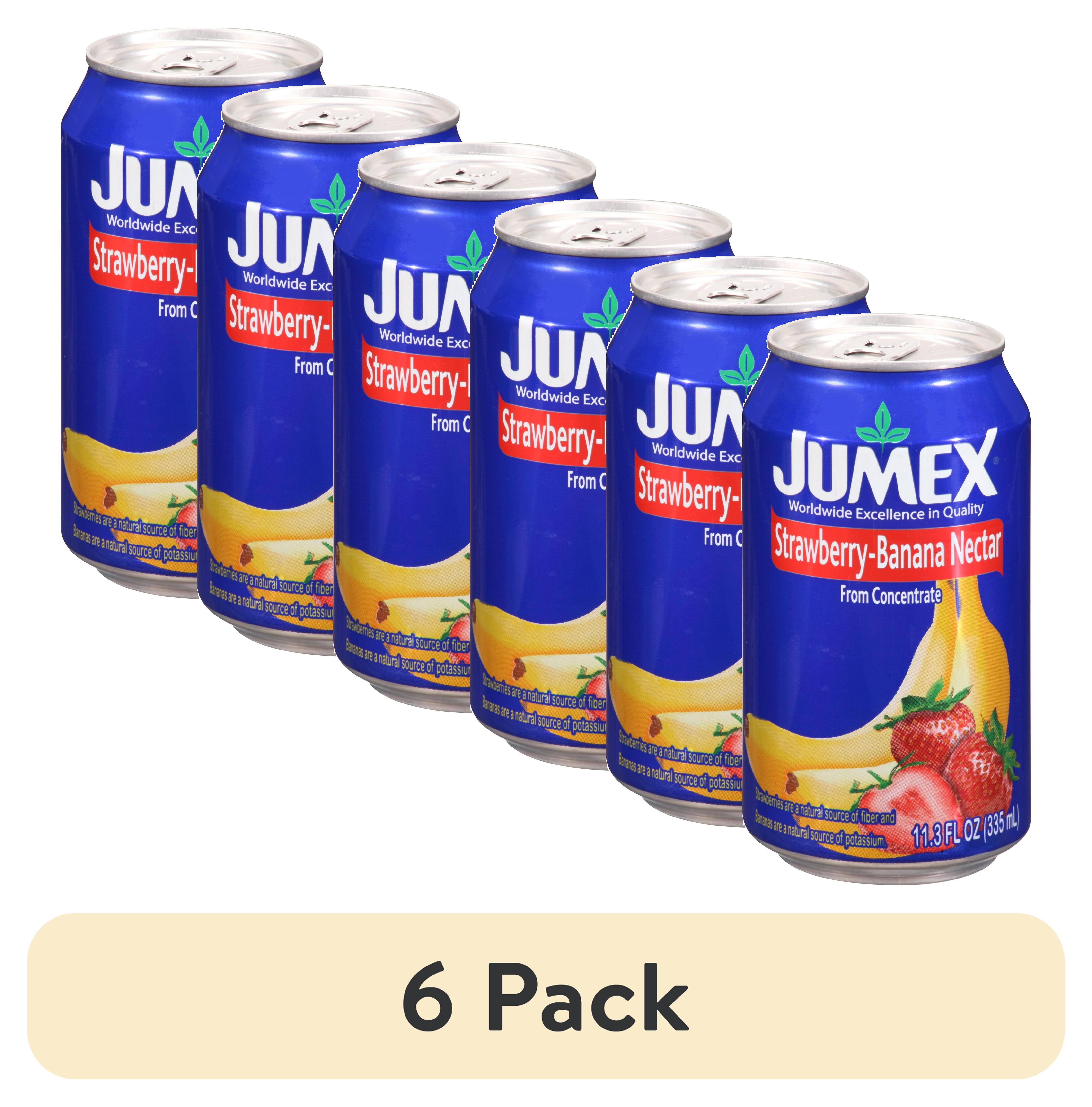 (6 pack) Jumex Strawberry and Banana Nectar from Concentrate, 11.3 Fl. Oz.