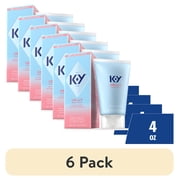 6 pack K-Y Jelly Personal Lubricant, Water Based Lube for Sexual Wellness, 4 Fl oz