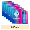 thumbnail image 1 of (6 pack) K-Y Yours + Mine Lube, Personal Lubricant, Glycerin-Based Formula (Him), Water-Based Formula (Her), Safe to Use with Toys, For Men, Women and Couples, 3 FL OZ (2 x 1.5 FL OZ), 1 of 9