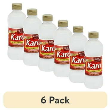 (6 pack) Karo Light Corn Syrup with Real Vanilla, 16 fl oz